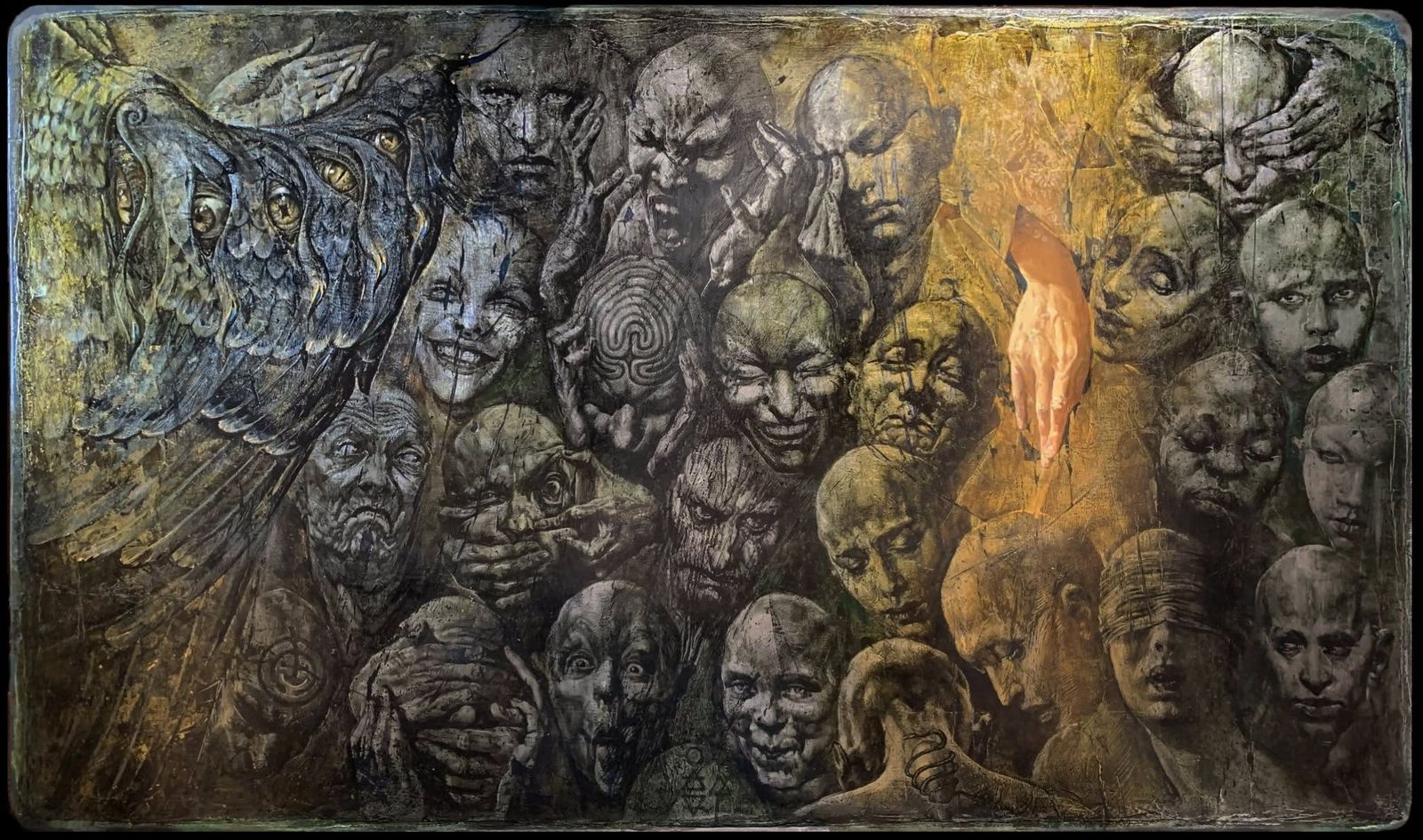 Catharsis, painting by Armen Ghazaryan