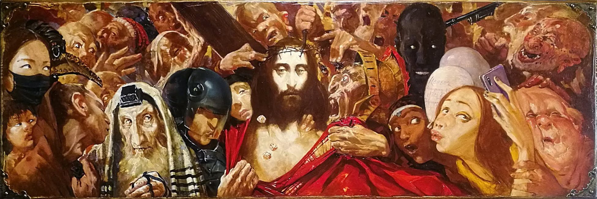 Golgotha, painting by Armen Ghazaryan